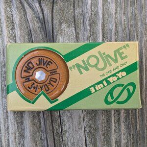 Vintage Tom Kuhn No Jive 3 in 1 Wood Yo-Yo